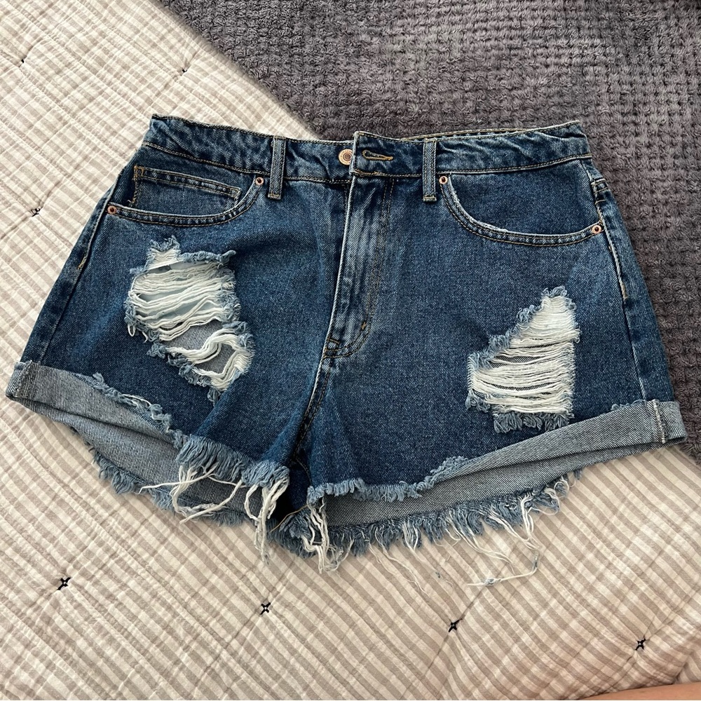 Forever 21 High Rise Mom Shorts